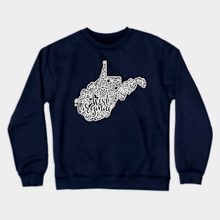 West Virgina USA Mandala Design Crewneck Sweatshirt